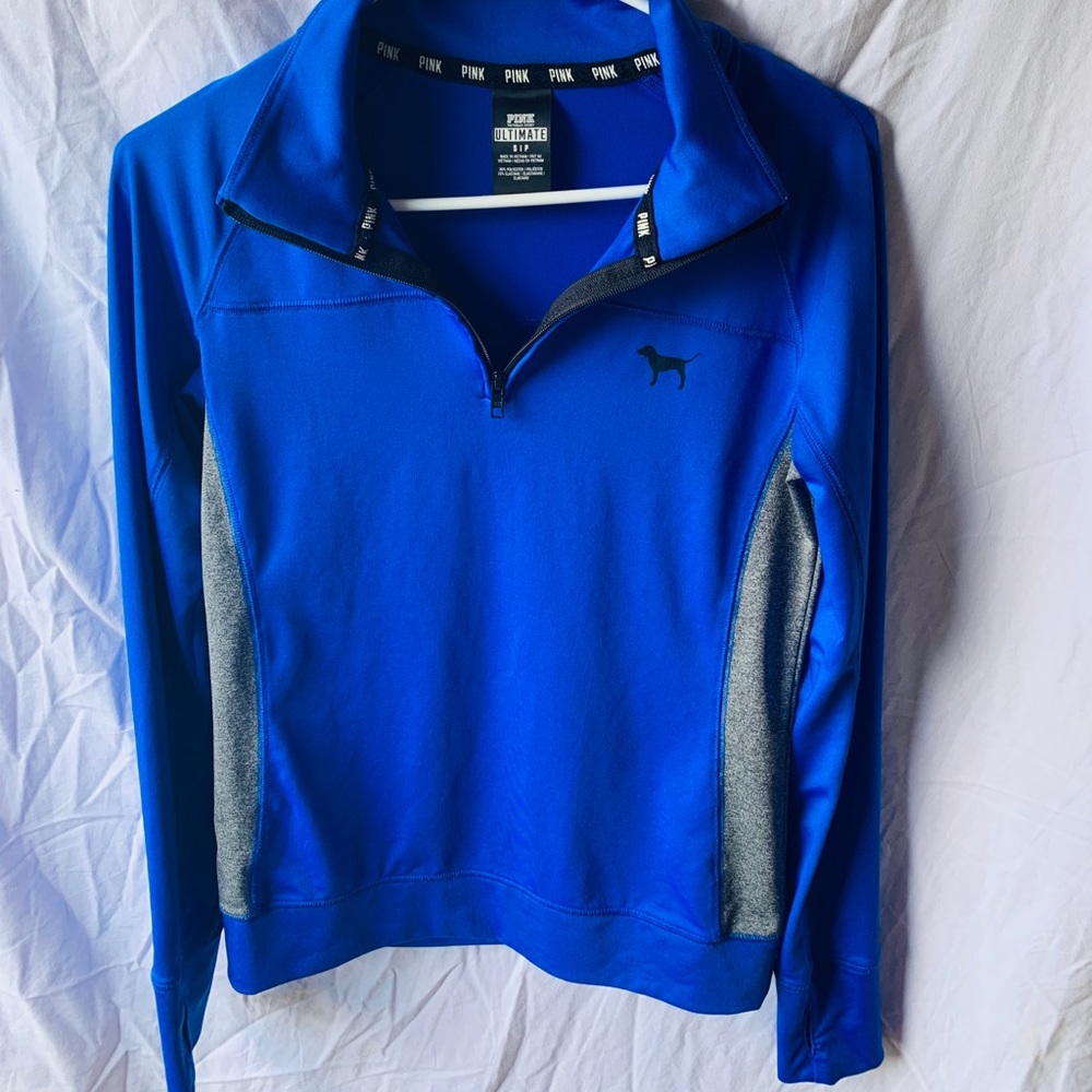 Pink  half zip workout jacket